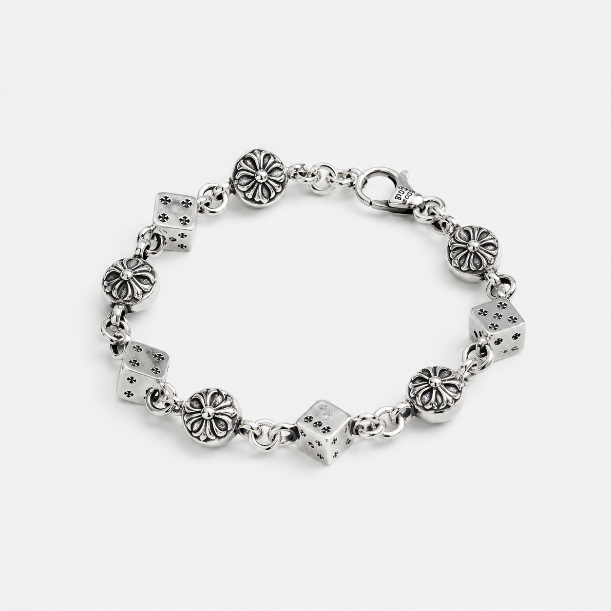 Vintage Cross Dice Bracelet
